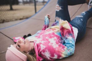 Tie Dye at Turtle Lake Campground