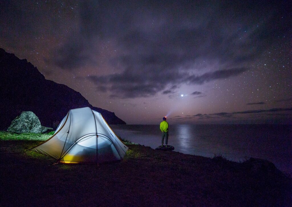 Stargazing while Camping